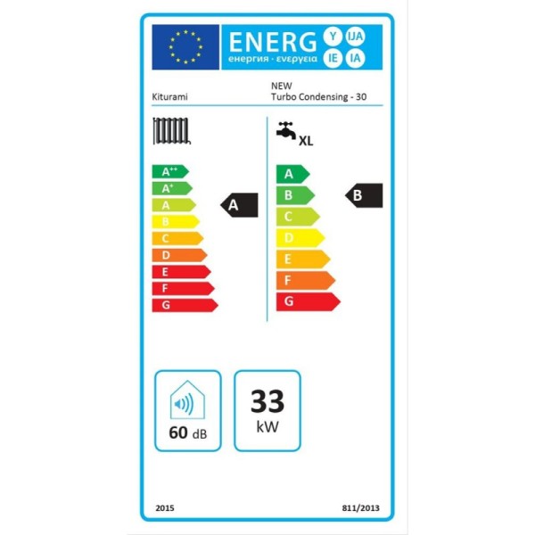 Kiturami New Turbo Condensing 30 D Deluxe Λέβητας Συμπύκνωσης Πετρελαίου