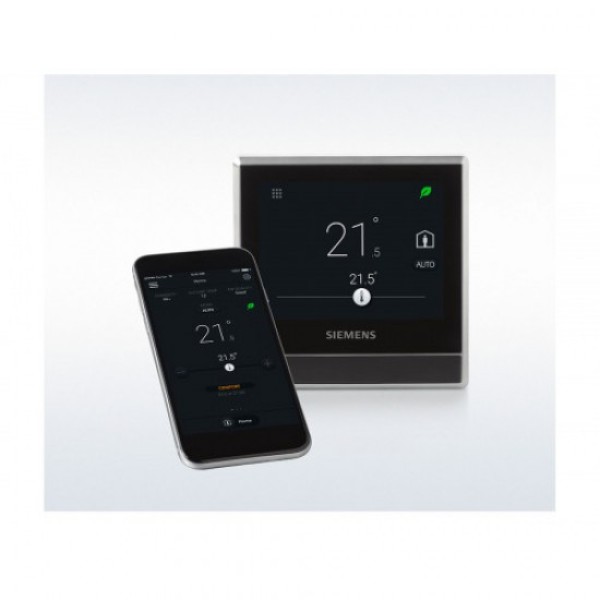 Siemens RDS 110 Έξυπνος Θερμοστάτης Χώρου Με Ελληνικό Μενού Wifi Και Ζ.Ν.Χ.