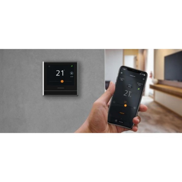 Siemens RDS 110 Έξυπνος Θερμοστάτης Χώρου Με Ελληνικό Μενού Wifi Και Ζ.Ν.Χ.